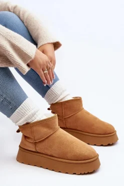 Damskie Śniegowce Na Platformie Camel Pirette