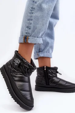 Damskie Śniegowce Ocieplane Lee Cooper LCJ-23-44-1967L Czarne