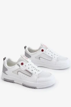 Damskie Niskie Sneakersy Cross Jeans LL2R4011C Białe