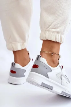 Damskie Niskie Sneakersy Cross Jeans LL2R4011C Białe