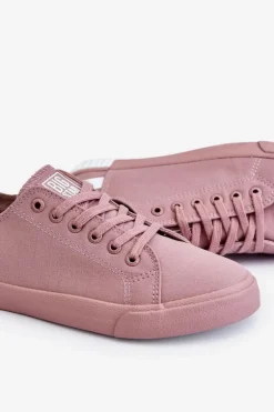 Damskie Niskie Trampki Big Star LL274040 Różowe