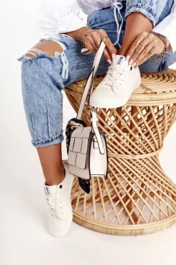 Damskie Niskie Trampki Big Star DD274451 Białe