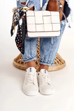 Damskie Niskie Trampki Big Star DD274451 Białe