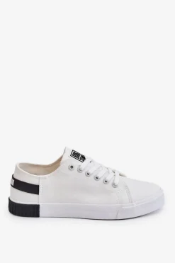Damskie Niskie Trampki Big Star LL274039 Białe