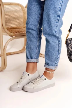 Damskie Niskie Trampki Big Star DD274439 Szare