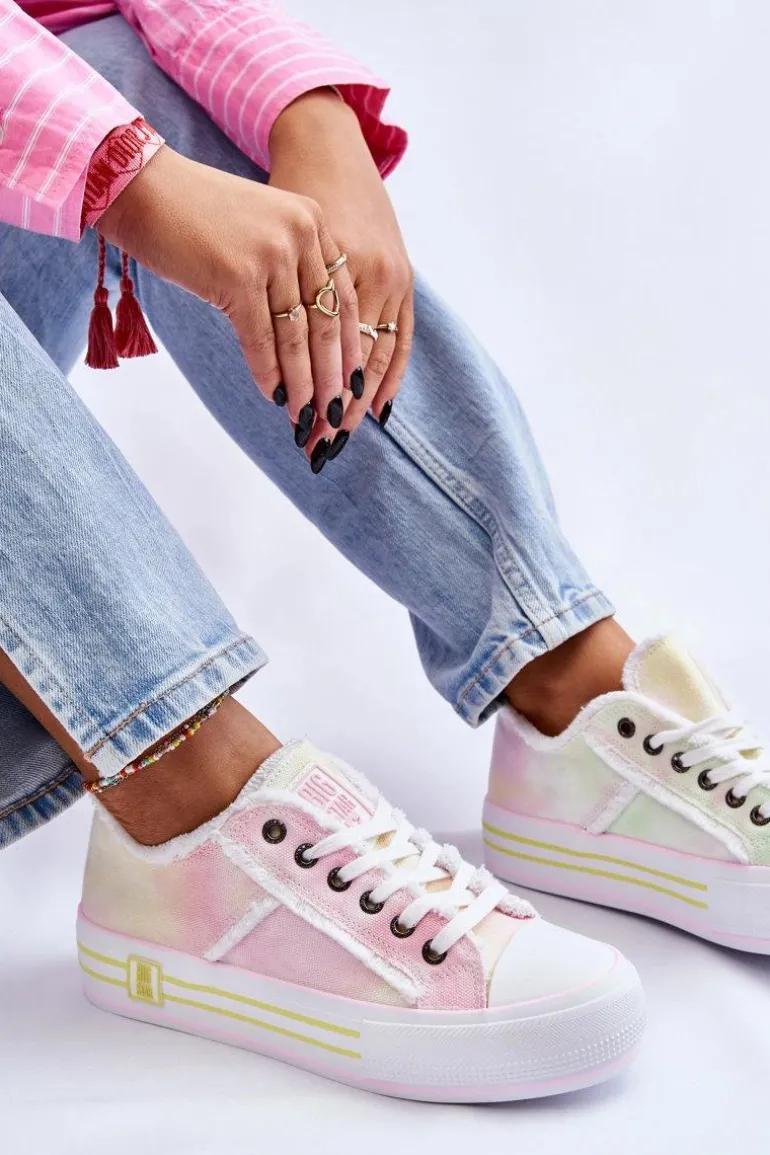 Damskie Niskie Trampki Big Star LL274174 Multikolor