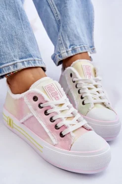 Damskie Niskie Trampki Big Star LL274174 Multikolor