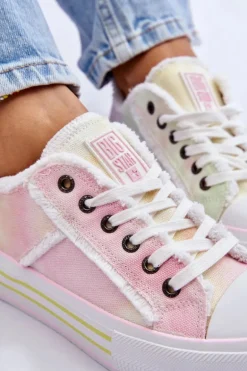 Damskie Niskie Trampki Big Star LL274174 Multikolor