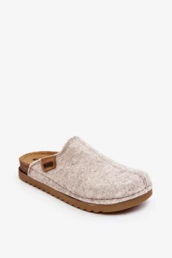 Damskie Obuwie Domowe Kapcie Inblu DJ000010 Jasnobeżowe