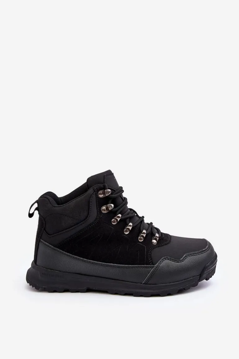 Damskie Ocieplane Buty Trekkingowe Czarne Big Star MM274481