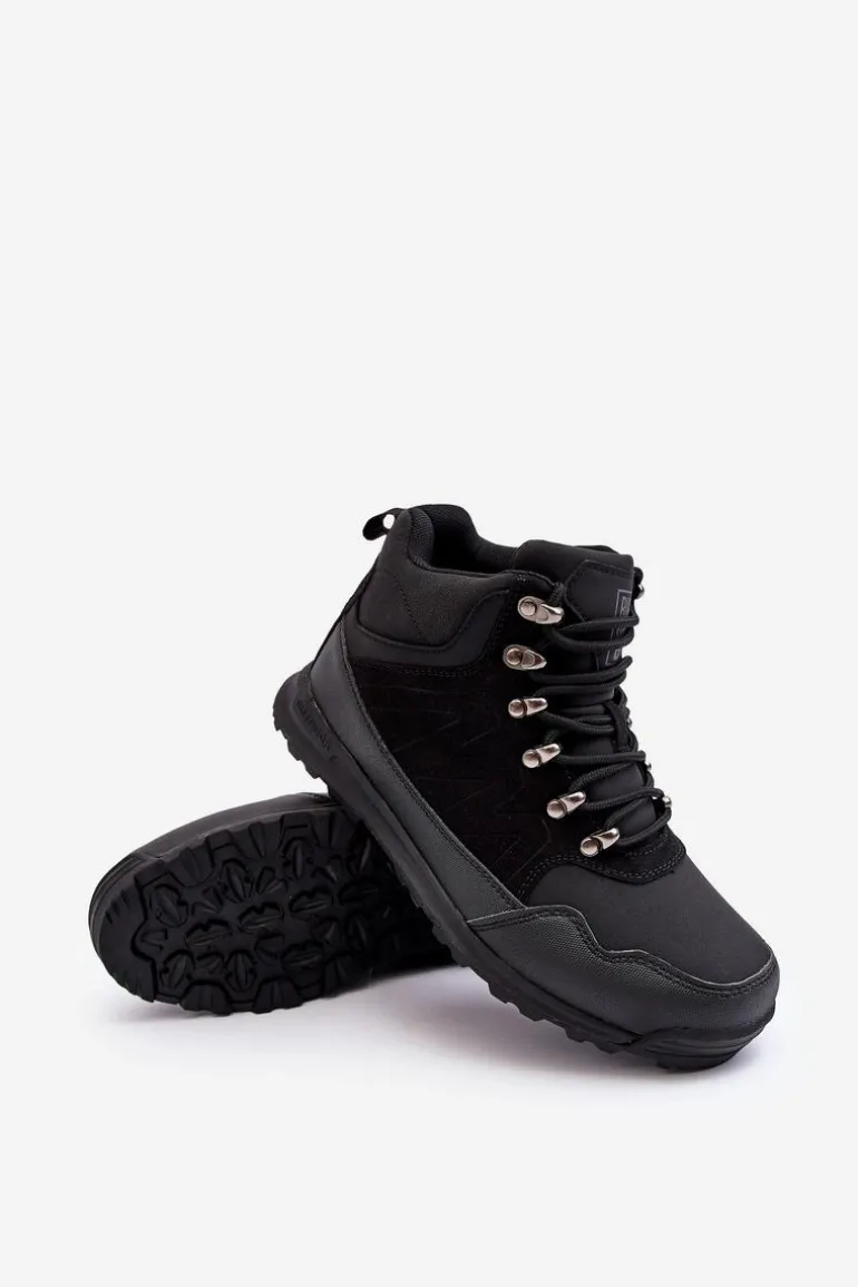 Damskie Ocieplane Buty Trekkingowe Czarne Big Star MM274481