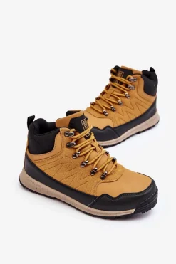 Damskie Ocieplane Buty Trekkingowe Camel Big Star MM274479