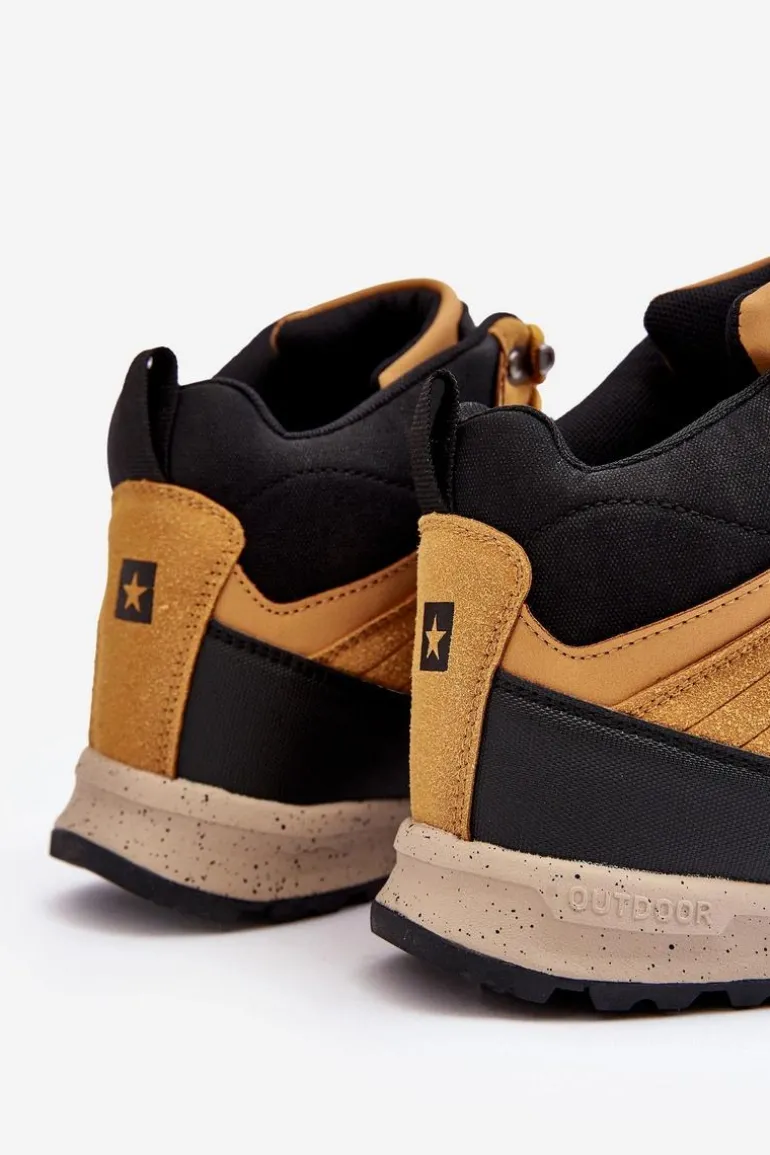 Damskie Ocieplane Buty Trekkingowe Camel Big Star MM274479