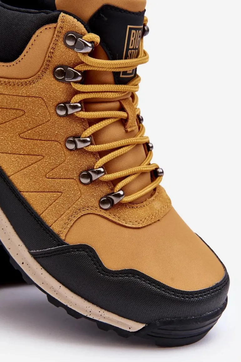 Damskie Ocieplane Buty Trekkingowe Camel Big Star MM274479