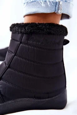 Damskie Ocieplane Śniegowce Czarne Mezyss