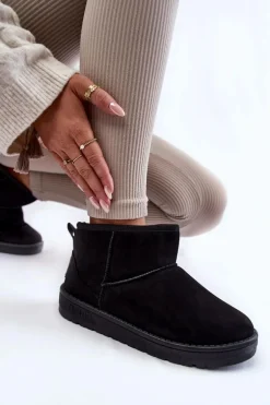 Damskie Ocieplane Śniegowce Big Star KK274288 Czarne