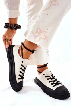 Damskie Ocieplane Trampki GOE II2N4036 Białe