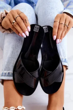 Damskie Pachnące Klapki ZAXY JJ285077 Czarne