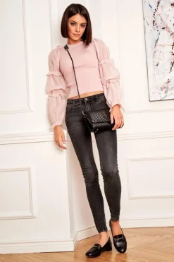 Damskie Półbuty Laura Messi Czarne 2121