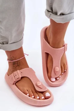 Damskie Piankowe Japonki Różowe Apolla