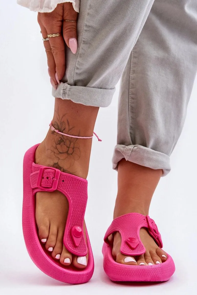 Damskie Piankowe Japonki Fuksja Apolla