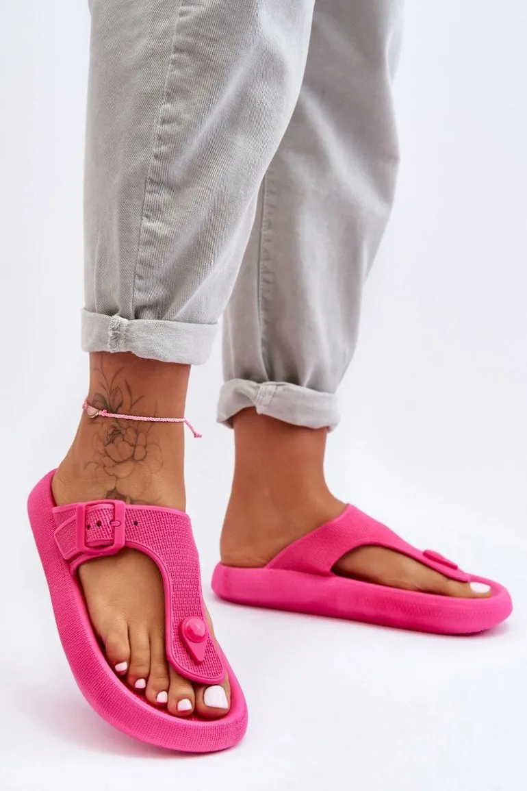 Damskie Piankowe Japonki Fuksja Apolla