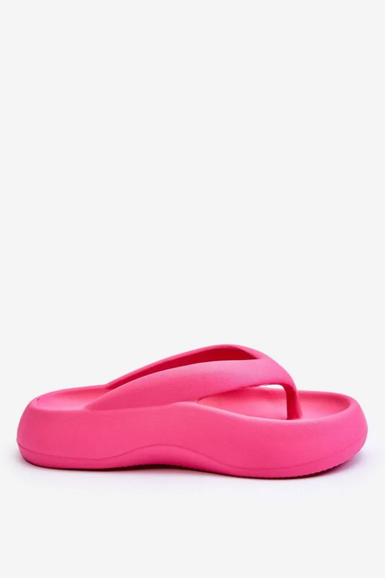 Damskie Piankowe Klapki Japonki Różowe Roux