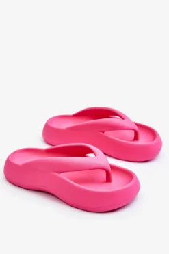 Damskie Piankowe Klapki Japonki Różowe Roux