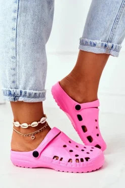 Damskie Piankowe Klapki Kroksy EVA Różowe
