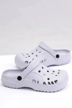 Damskie Piankowe Klapki Kroksy EVA Szare