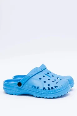 Damskie Piankowe Klapki Kroksy EVA Niebieskie