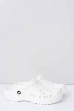 Damskie Piankowe Klapki Kroksy EVA Białe