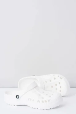 Damskie Piankowe Klapki Kroksy EVA Białe