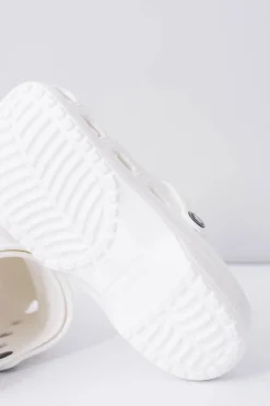 Damskie Piankowe Klapki Kroksy EVA Białe