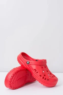 Damskie Piankowe Klapki Kroksy EVA Czerwone