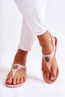 Damskie Sandałki Beżowe Sonner