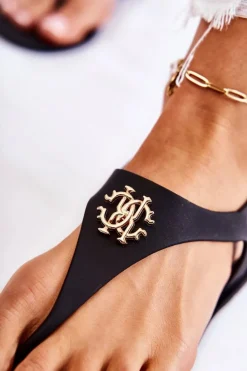 Damskie Sandałki Czarne Sonner