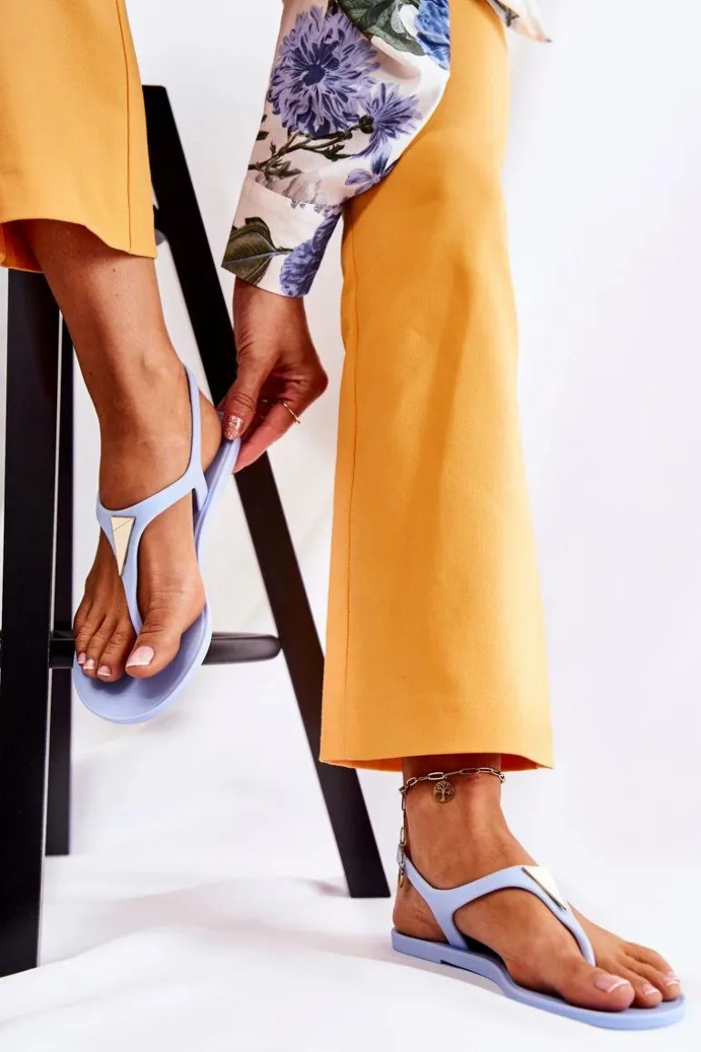 Damskie Sandałki Niebieskie Storm