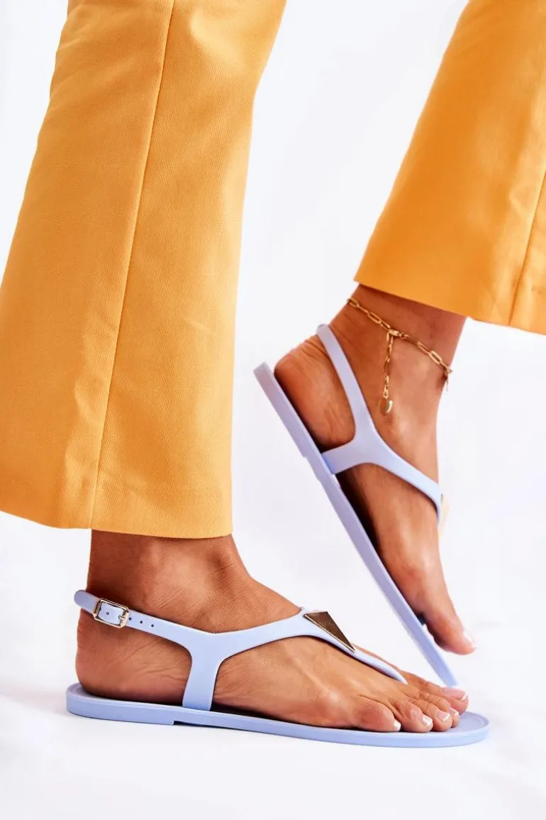 Damskie Sandałki Niebieskie Storm