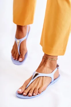 Damskie Sandałki Niebieskie Storm