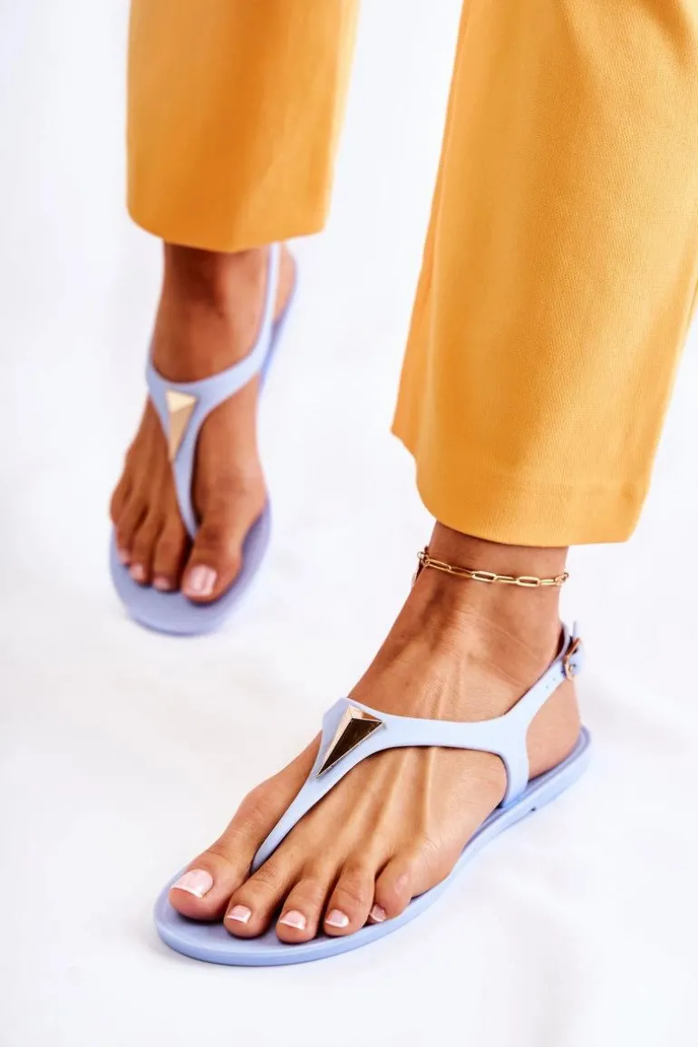 Damskie Sandałki Niebieskie Storm