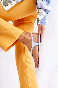 Damskie Sandałki Niebieskie Storm