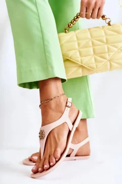 Damskie Sandałki Nude Sonner