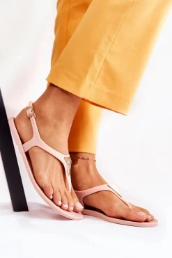 Damskie Sandałki Nude Storm