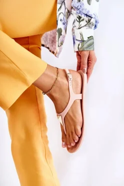 Damskie Sandałki Nude Storm