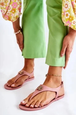 Damskie Sandałki Różowe Sonner