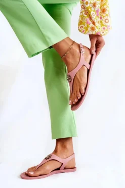 Damskie Sandałki Różowe Sonner