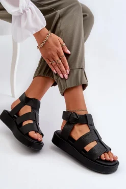 Damskie Sandały Big Star NN274071 Czarne