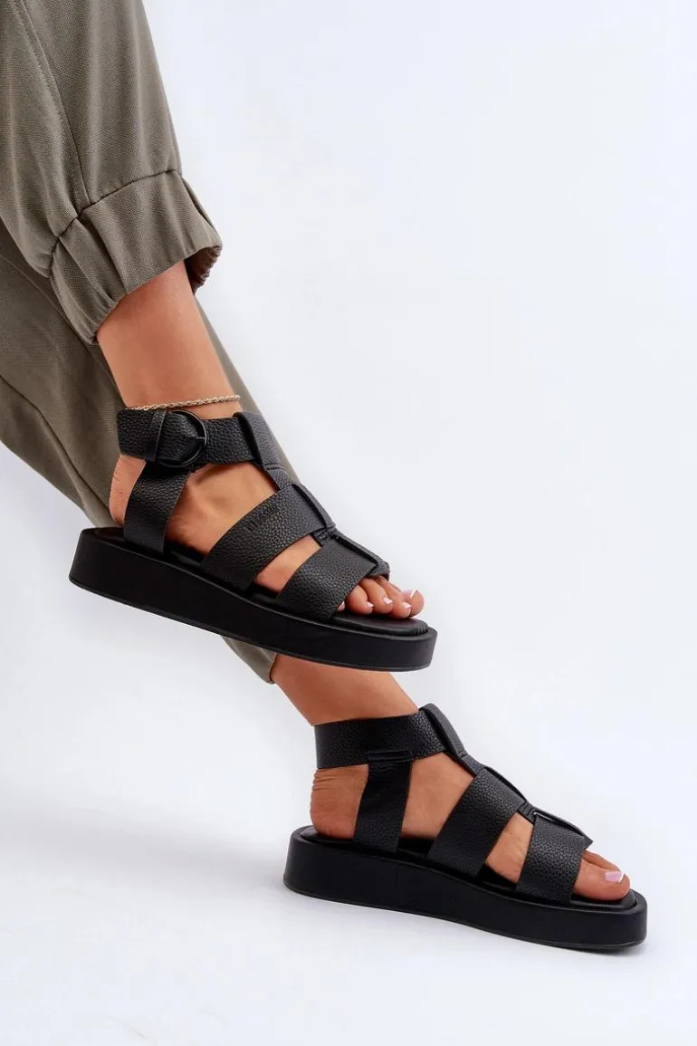 Damskie Sandały Big Star NN274071 Czarne