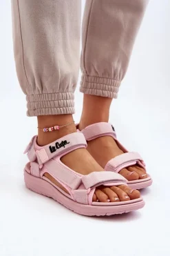 Damskie Sandały Lee Cooper LCW-24-34-2613 Różowe